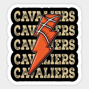 Funny Sports Cavaliers Proud Name Basketball Classic Sticker